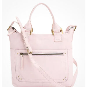 NWT Women's American Leather Co. Paoli Tote Rose Water Smooth (Pale Pink)